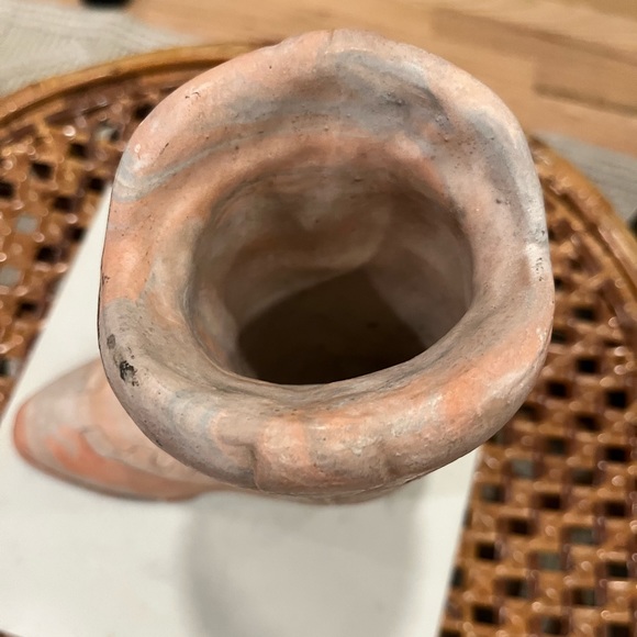 Carved Cowboy Boot Stone Vase/ Planter - Picture 4 of 4